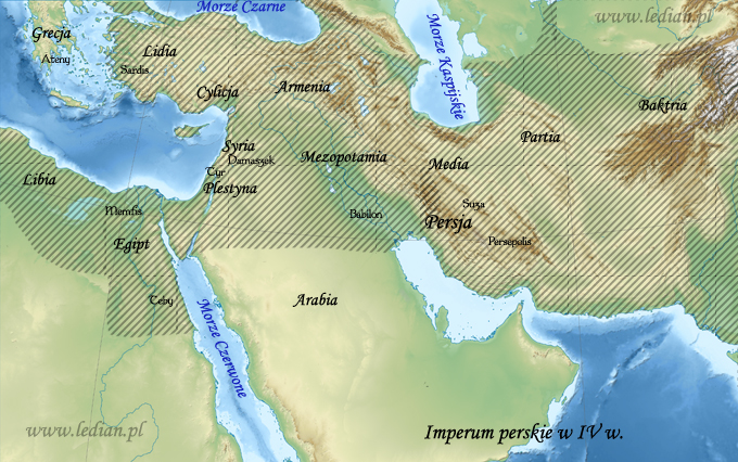 Mapa imperium perskiego